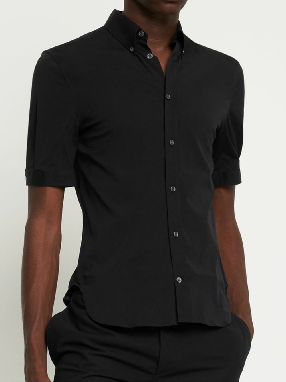 Alexander McQueen Cotton Blend Dress Shirt 14+